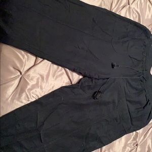 Linen wide leg pants